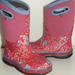 BOGS prairie pink winter boots kids 31 us 1